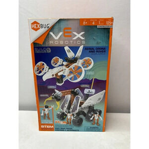 Lot of 2 HexBug Vex Robotics Construction Kits Aerial Drone Rover Explorer